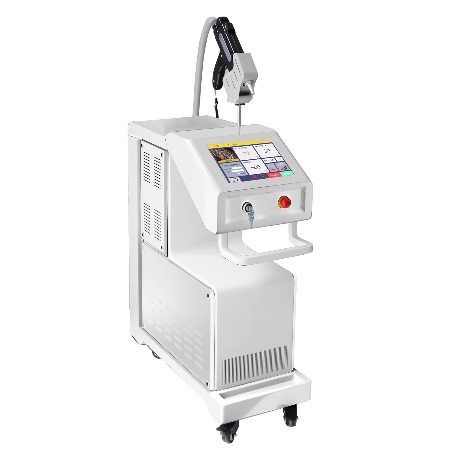 Professional 450ps Picosecond Q Switched Nd Yag Laser Tattoo Removal Machine