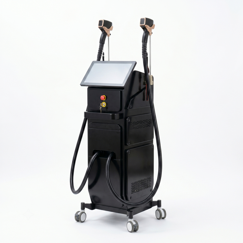 Dual Handpieces 808nm Diode Laser Hair Removal Machine for Professional Salon