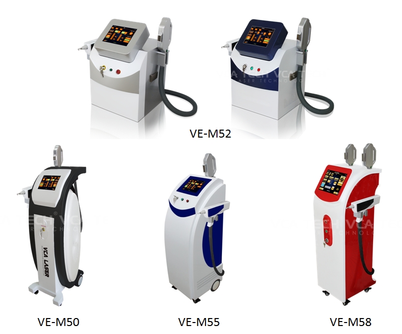 IPL / Elight /SHR + Nd: YAG Laser 2 in 1 beauty device
