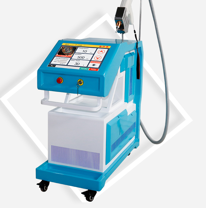 Picosecond Q Switched nd Yag Laser tattoo removal machine