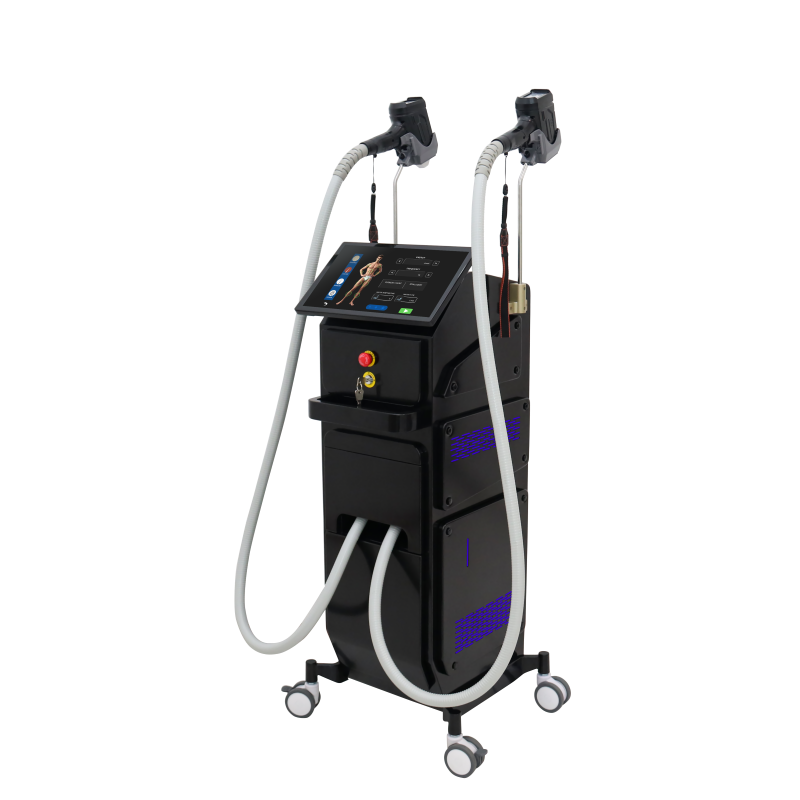 New Design Dual Handpieces Laser Hair Removal Device