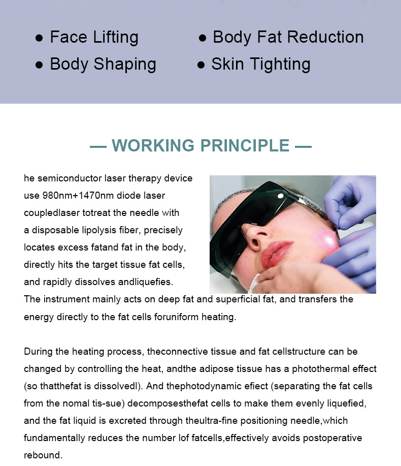 diode laser lipolysis machine