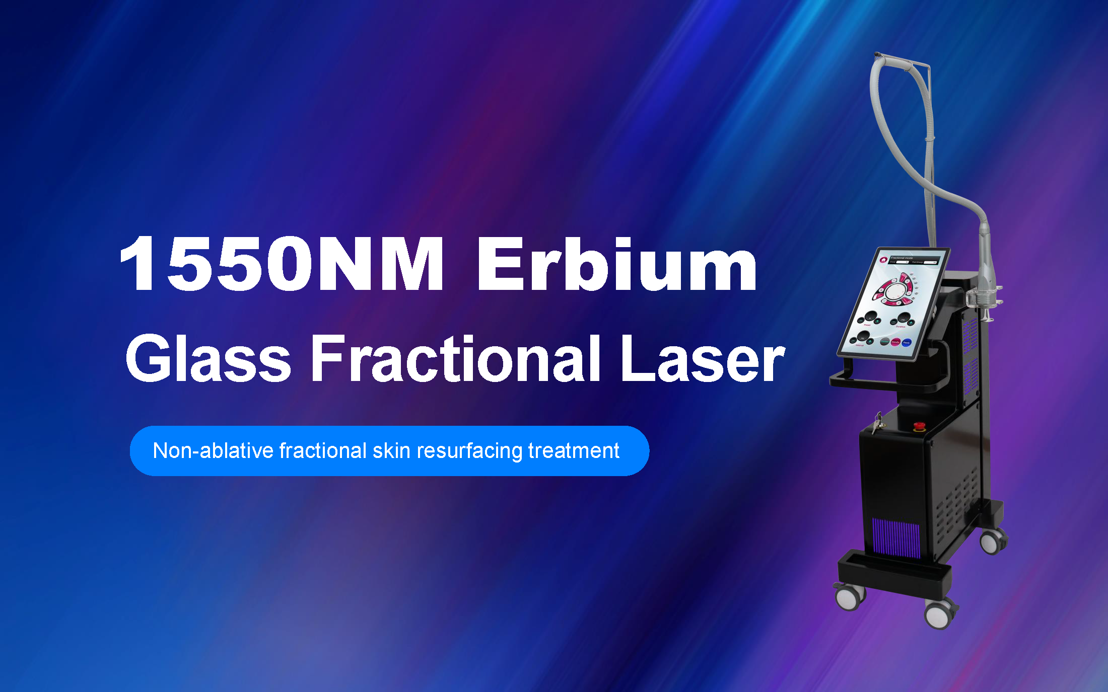 1550nm Erbium Glass Fractional Laser Machine