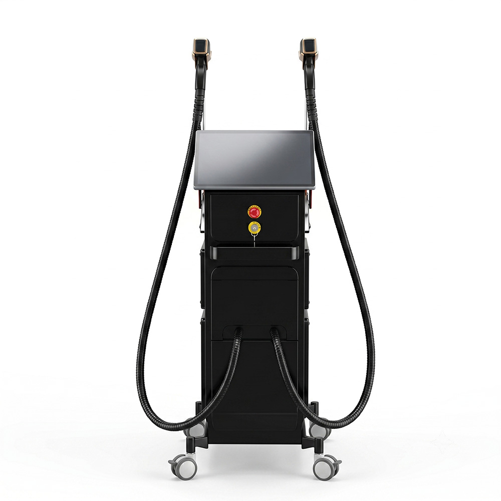 Dual Handpieces 808nm Diode Laser Hair Removal Machine for Professional Salon