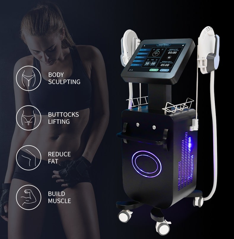 British slimming and toning instrument Methuselas shaping fat burning and muscle increasing lazy person instrument