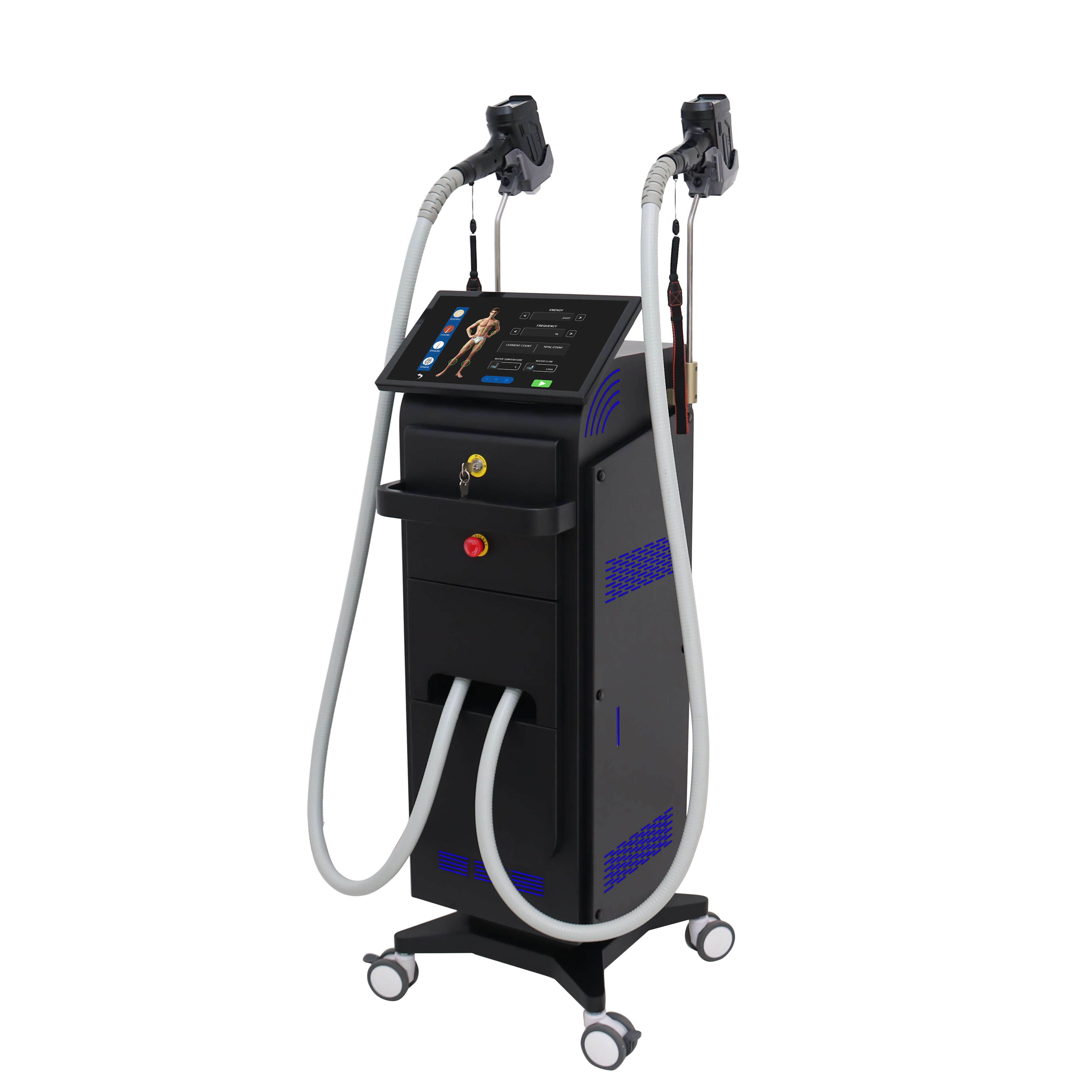 Dual Handpieces Triple Wavelength Diode Laser Hair Removal Machine