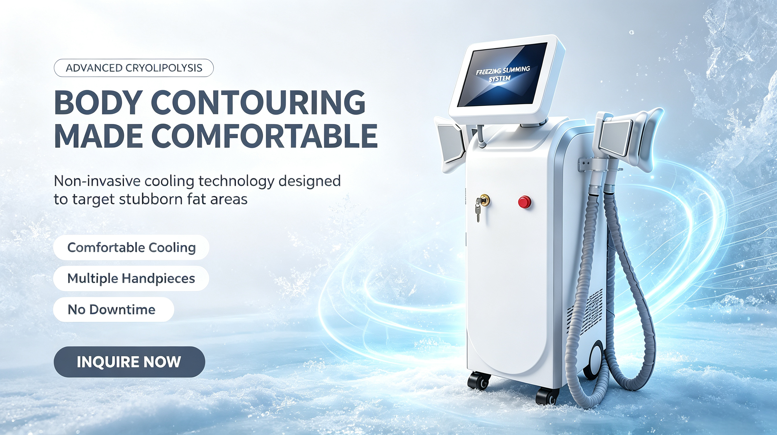 360&deg; Belly Fat Freezing Cryolipolysis Slimming Machine