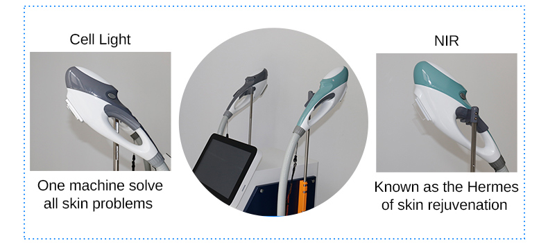 Two handpieces Cell Light + NIR