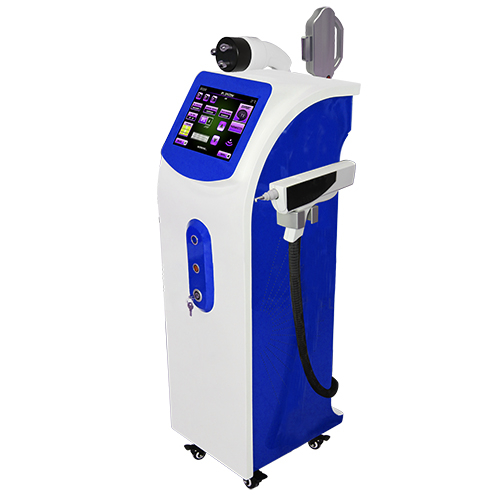 E-light IPL laser SHR RF nd yag laser tattoo removal multifunction machine