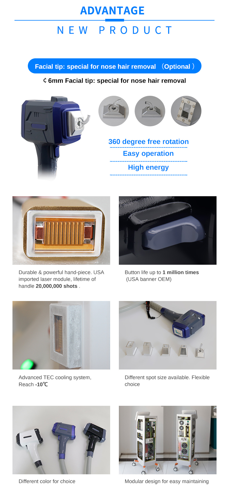 Laser Hair Removal Diode Machine